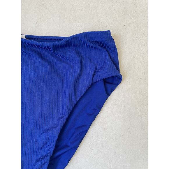 Kenny Flowers Swim Bikini Bottom High Waist The Capri Ribbed Swimwear - Picture 3 of 9